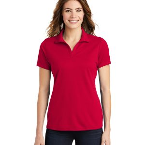Sport-Tek LST640 Women's PosiCharge RacerMesh Polo - Deep Red - XS