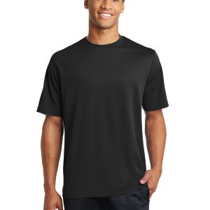 Sport-Tek ST340 Men's PosiCharge RacerMesh T-Shirt - Black - 4XL
