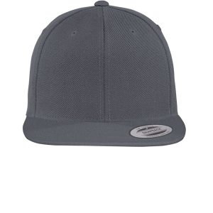 Sport-Tek STC19 Flat Bill Snapback Cap - Graphite - One Size
