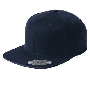 Sport-Tek STC19 Flat Bill Snapback Cap - True Navy - One Size