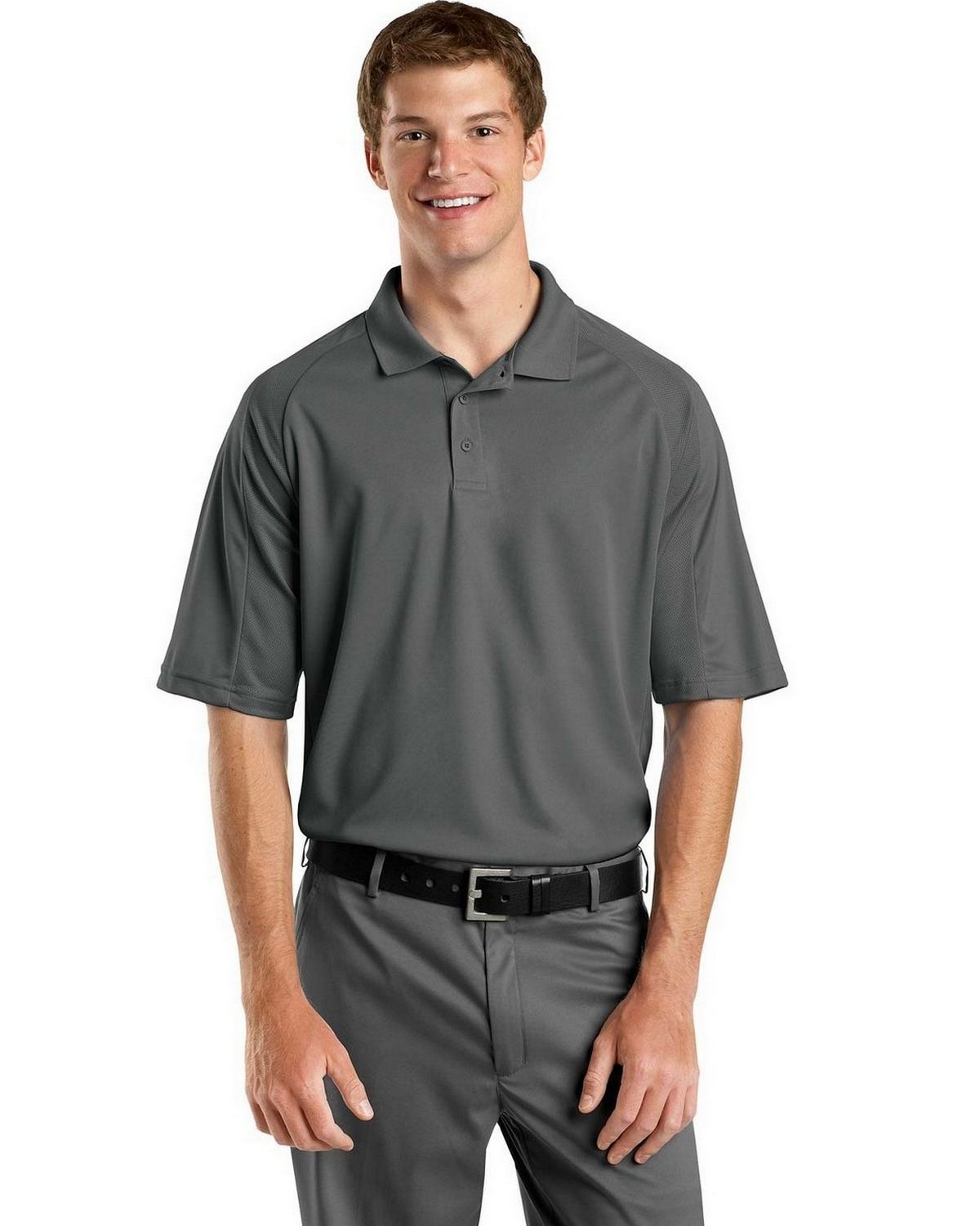Sport-Tek T474 Men's Dri-Mesh Pro Polo - Steel - M