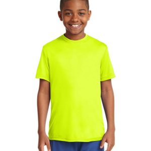 Sport-Tek YST350 Youth Competitor Tee - Neon Yellow - L