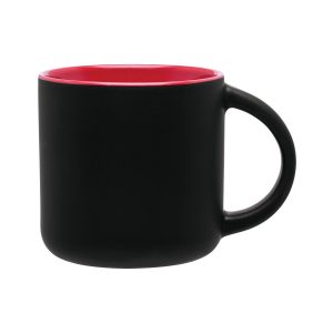 Stoneware Tow Tone Mug - 14 Oz Minolo - Red - One Size