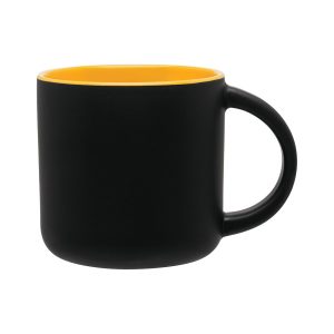 Stoneware Tow Tone Mug - 14 Oz Minolo - Yellow - One Size