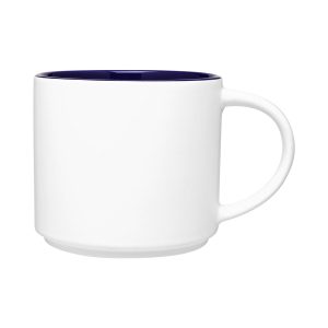 Stoneware Two Tone Mug - 16 Oz Monaco - Cobalt Blue - One Size