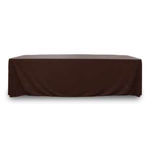 Throw Polyknit Table Cover - Chocolate - 48 inch x 24 inch