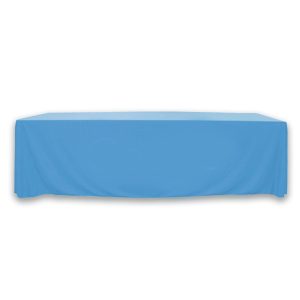 Throw Polyknit Table Cover - Light Blue - 48 inch x 24 inch