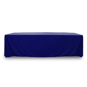 Throw Polyknit Table Cover - New Royal - 48 inch x 24 inch