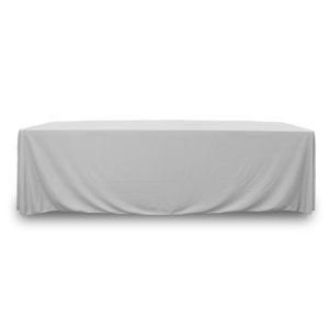 Throw Polyknit Table Cover - Silver - 48 inch x 24 inch
