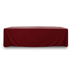 Throw Polypoplin Table Cover - Bordeaux - 72 inch x 30 inch