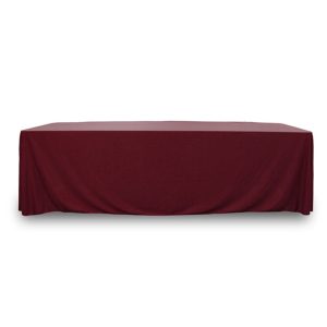 Throw Polypoplin Table Cover - Burgundy - 72 inch x 30 inch