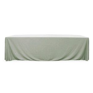 Throw Polypoplin Table Cover - Charcoal - 72 inch x 30 inch