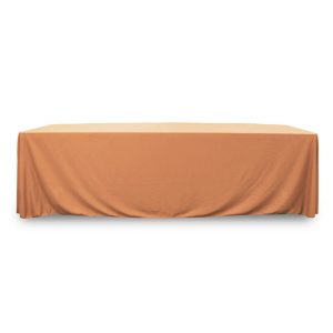 Throw Polypoplin Table Cover - Coral - 72 inch x 30 inch