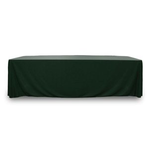 Throw Polypoplin Table Cover - Dark Green - 72 inch x 30 inch