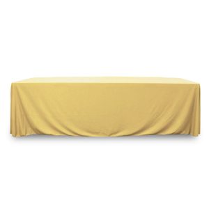 Throw Polypoplin Table Cover - Dark Lemon - 72 inch x 30 inch