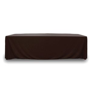 Throw Polypoplin Table Cover - Espresso - 72 inch x 30 inch