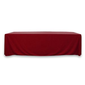Throw Polypoplin Table Cover - Maroon - 72 inch x 30 inch