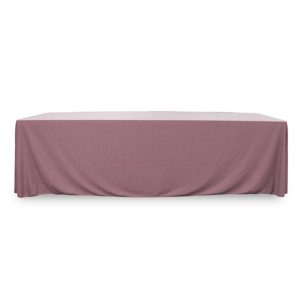 Throw Polypoplin Table Cover - Mauve - 72 inch x 30 inch