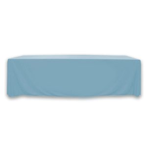 Throw Polypoplin Table Cover - Powder Blue - 72 inch x 30 inch