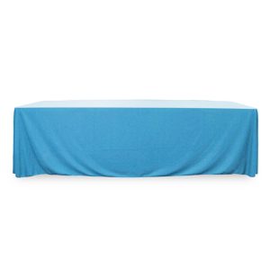 Throw Polypoplin Table Cover - Sky Blue - 72 inch x 30 inch
