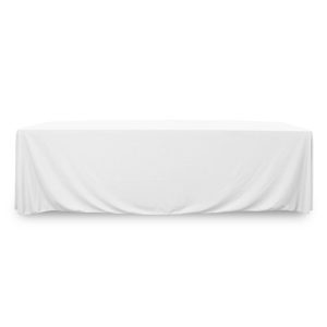 Throw Polypoplin Table Cover - White - 72 inch x 30 inch