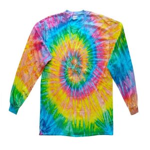 Tie-Dye CD2000Y CD Youth Long Sleeve Tie Dye T-Shirt - Saturn - XS