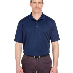 Ultraclub 8405 Men's Performance Polo Shirt - Navy - 5XL