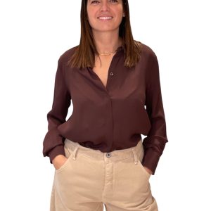 Viscose shirt with long sleeves Woman Imperial