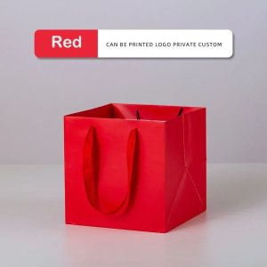 10 Pcs Kraft Paper Gift Bags with Handles