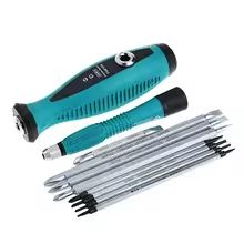 10-Piece Magnetic Screwdriver Set - Multi-Function Hand Tool Kit for Repair and Precision Work