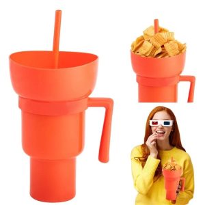 2-In-1 High-Capacity Stadium Snack & Beverage Cup