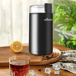 200W Precision Brew Electric Coffee Grinder - High-Power, Multi-Use Bean and Spice Mill