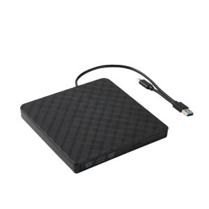 2in1 USB 3.0 TypeC Slim External DVD RW CD Writer Drive