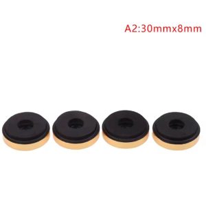 4-Pack Speaker Isolation Feet for Home Theater, Shock-Absorbing Vibration Dampers