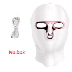 7 Color LED Face and Neck Mask for Skin Rejuvenation and Anti-Aging Care