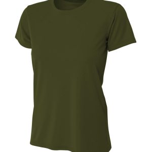 A4 NW3201 Women's Cooling Performance Tee - Military Green - M