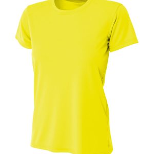 A4 NW3201 Women's Cooling Performance Tee - Safety Yellow - M