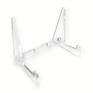 Acrylic Transparent Book Display Stand Vertical Picture Frame Bracket