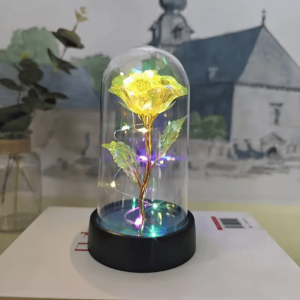 Artificial Eternal Rose with LED Light - Romantic Gift & Home Decor Flower