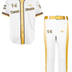 AthleisureX Full Custom Baseball Uniform - Baseball Set ( Jersey + Pant ) - 3XL
