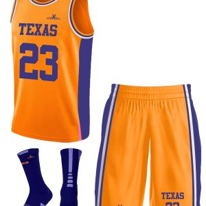 AthleisureX Full Custom Basketball Uniform - For Men - Custom Basketball Uniform Set 2 ( Jersey + Shorts + Socks ) - XS