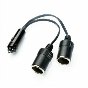 Auto Outlet, Dual Car Cigarette Lighter Splitter Charger, Power Socket Adapter