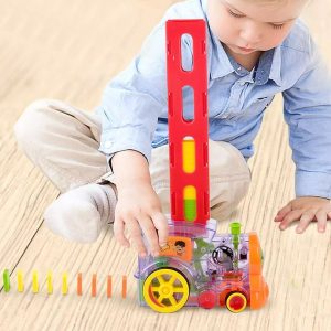 Automatic Domino Train Toy - Educational & Fun