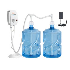 Automatic Electric Water Dispenser Pump System for 5 Gallon Bottles with Dual Inlet Tubes and Safety Switch