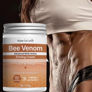 Bee Venom Firming Abdominal Cream - Plant-Based Moisturizing & Skin-Toning Formula with Hyaluronic Acid & Turmeric