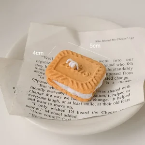 Biscuit Shaped Scented Candle, Aromatic Cookies Candle for Stress Relief, Decorative Table Prop, Perfect Birthday Gift