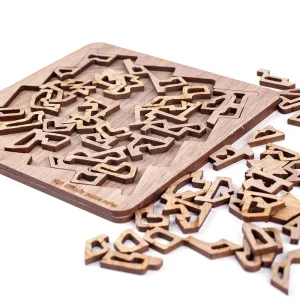 Brain Burning Wooden Puzzle, Impossible Jigsaw for Adults, Puzzle Games for Adults & Children