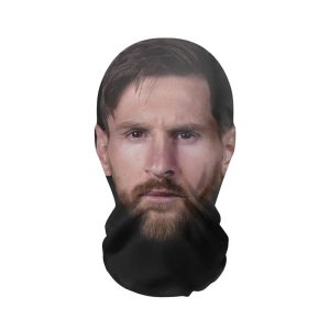 Breathable Cosplay Head Cover, Printed Celebrity Face Mask, Funny Ball Game Star Pattern, Halloween/Party Props