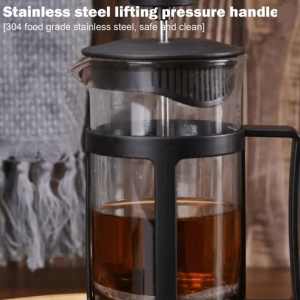 BrewMaster Stainless Steel Tea and Coffee Maker with Filter Heat Resistant Design