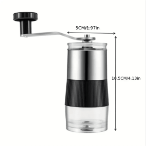 BrewMate Mini Manual Coffee Grinder with Ceramic Burr Core
